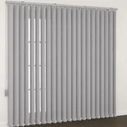 Dikey Blackout Kumaş Perde Açık Gri