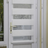 Kapı Pencere için Zebra Perde Briz Çubuklu veya Metal Rustik veya Cama Takılan Yapışkanlı Çıta Beyaz Brizli