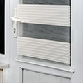Kapı Pencere için Zebra Perde Briz Çubuklu veya Metal Rustik veya Cama Takılan Yapışkanlı Çıta Krem Pliseli