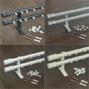 Metal Rustik Kornişli 20mm Perde Borusu, Perde Askısı Mat Gri Ağır Başlıklı