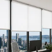 Modern Ofis Stor Perde - Yönetici, Plaza Ofis Perdesi Beyaz