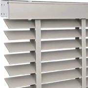 Motorlu 50mm & 63mm Doğal Ahşap Jaluzi Perde (Somfy & Mosel Tilt Motorlu ve Uzaktan Kumandalı Seçenekli) Kum Beji 63mm