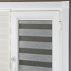 Antrasit Bambu Kapı Pencere için Zebra Perde Briz Çubuklu veya Metal Rustik veya Cama Takılan Yapışkanlı Çıta