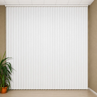Beyaz Pvc Dikey Perde - Ofis İşyeri Perdesi
