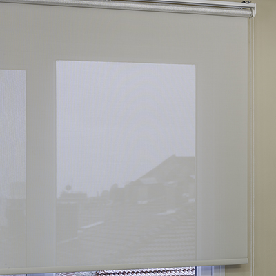 Silver Screen Stor Ofis Perdeleri - Beyaz Krem - Motorlu, zincirli veya yaylı seçenkleri