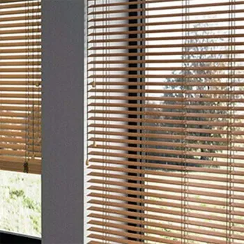 25 mm Ahşap Görünümlü Alüminyum Jaluzi Perde