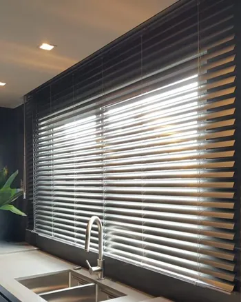 25mm Ahşap jaluzi mutfak perdesi