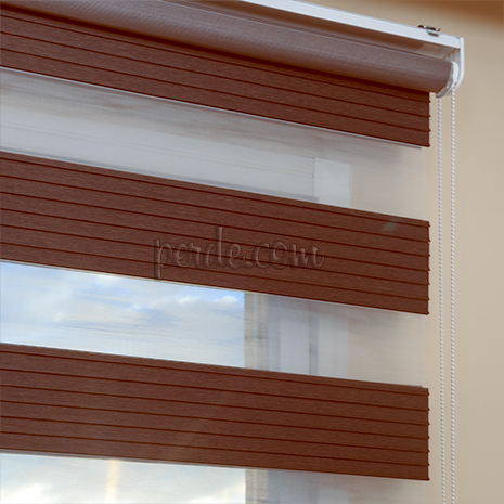 Brillant Pliseli Stor Zebra Perdeler Fiyatı <font color='#0000CD'>255,00 TL / m2</font>