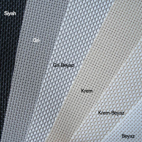 Motorlu Screen Stor Perde - Alevalmaz , 5 yıl garanti , Orjinal %75 Pvc Kalın Screen Kumaş Fiyatı <font color='#0000CD'>385,00 TL / m2</font>