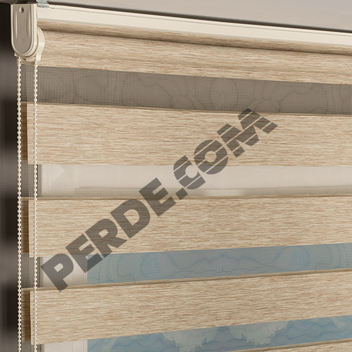 Krem Zebra Perde (8 Renk - En Ucuz Ofis Perdeleri)