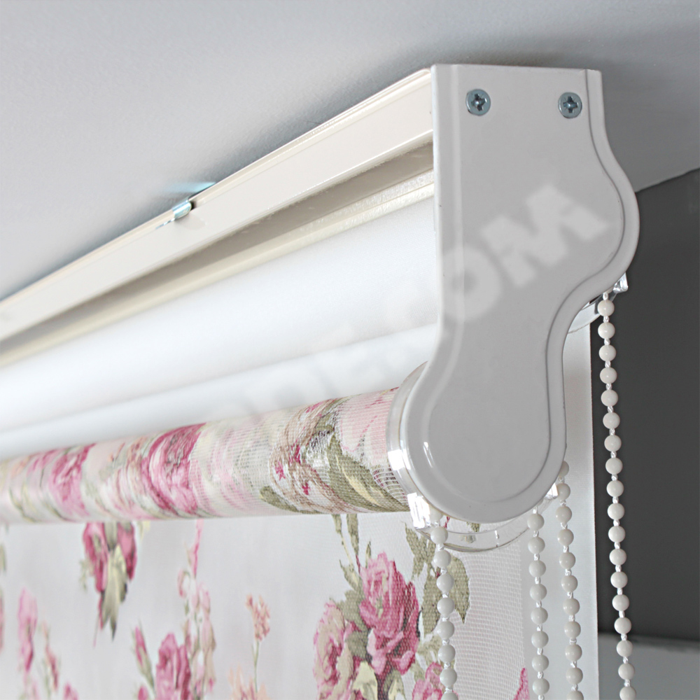 Brillant Çift Mekanizmalı Stor Perde Gül Desenli Tüllü Modelleri Brillant Çift Mekanizmalı Stor Perde Gül Desenli Tüllü Modelleri