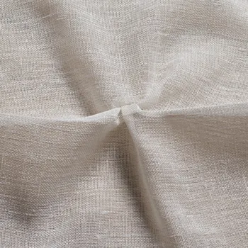 Açık krem keten tül perde