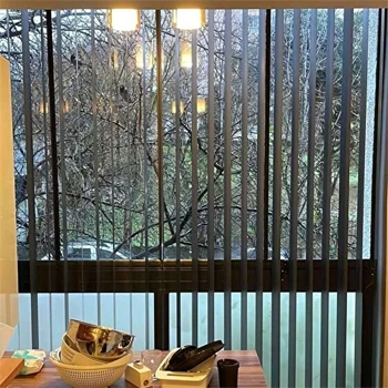 Antrasit Pvc Dikey Perde Döndürülebilen Tam Açık Ya da Tam Kapalı