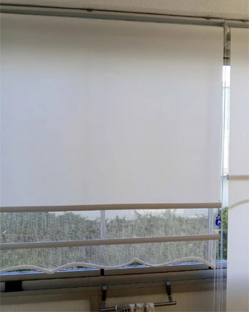 Cam Balkon için Çift Mekanizmalı Stor Perde