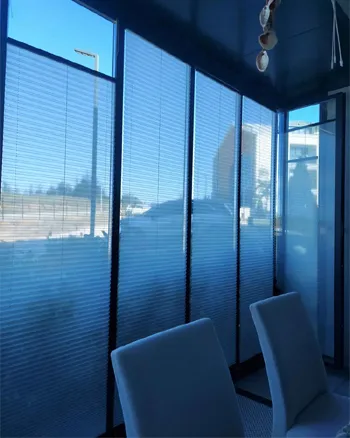 Cam Balkon Tül Plise Perde