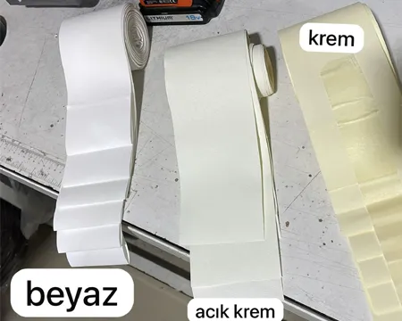 Dikey perde beyaz, krem rengi