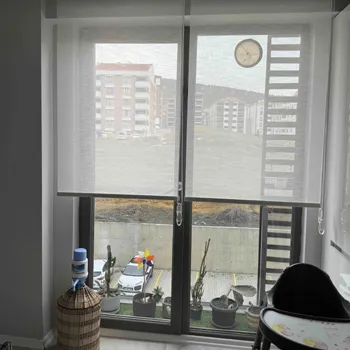 Düz tül stor perde