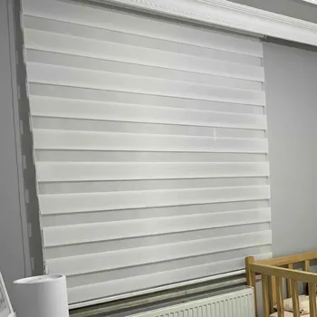 Micro pliseli zebra perde