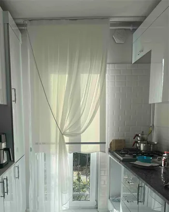 Mutfak için Tül ve Güneşlik Stor Perde