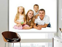 Aile Fotoğrafı Baskılı Stor Perde Aile Fotoğrafı Baskılı Stor Perde