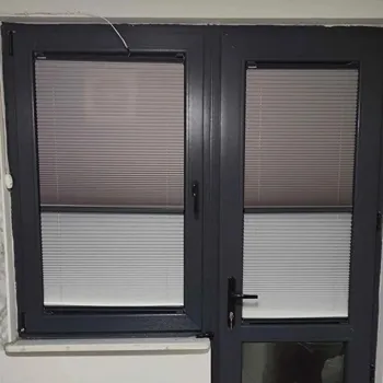 Pimapen cam üstü tül ve plise perde bir arada