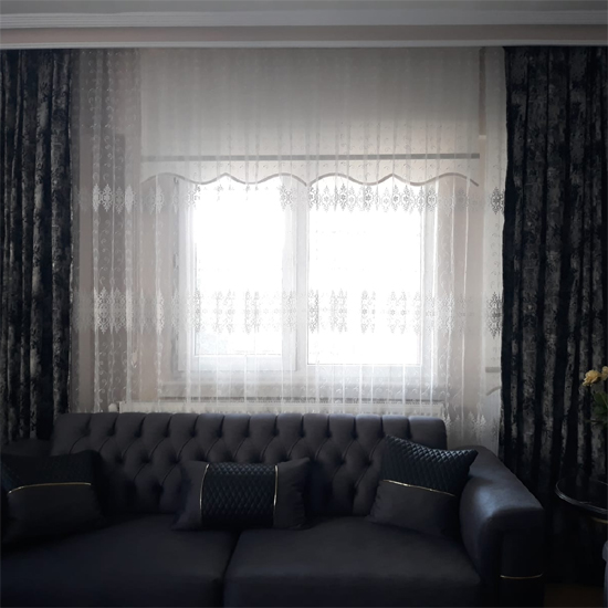 Salon için stor güneşlik perde