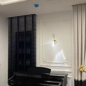Siyah poly ahşap jaluzi perde