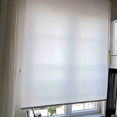 Stor Perde Beyaz Mat