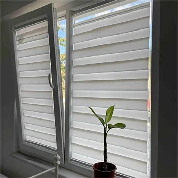 Yapışkanlı Zebra Perde - Pimapen Cam Üstü Delmeden Takılan Zebra Perde