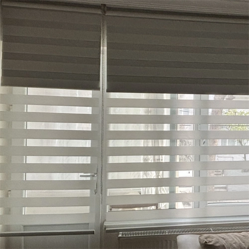 Yatak Odası Perdesi Çift Mekanizmalı Karartma Zebra Perde