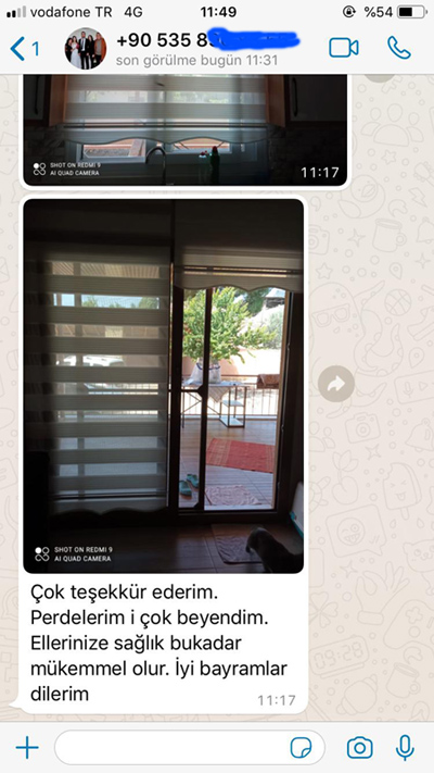 Zebra perde müşteri yorumları