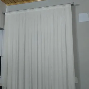 Gümüş rustik perde askısı